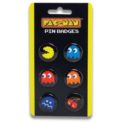 Pac-Man Badges (pack de 6) Pac Man  5,90 € - Stickboutik.com