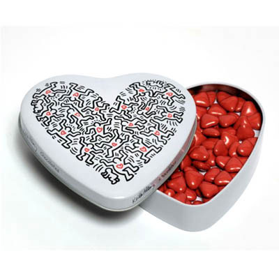 Chocolats Boite Heart Keith Haring  8,50 € - Stickboutik.com