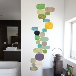 Stickers Design et Papier Peint Adhsif Verdant Flow par Rex Ray - Stickers muraux Design originaux et indits