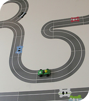 Stickers Muraux et stickers deco Stickers Circuit automobile chez stickboutik.com
